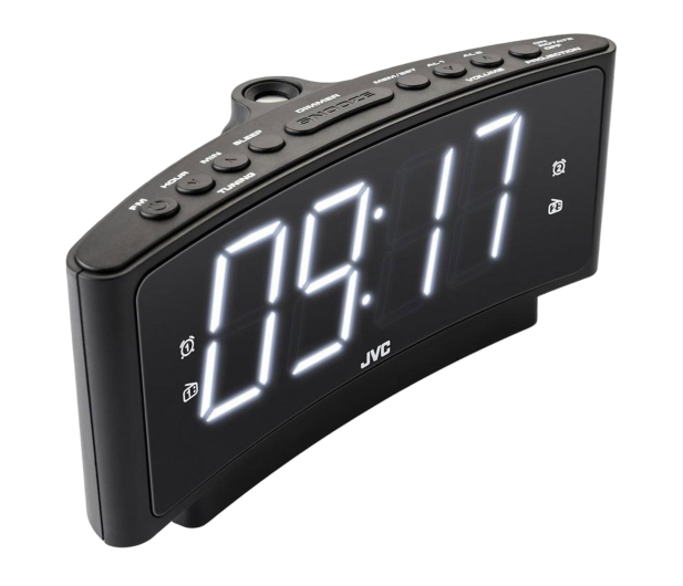 JVC JVC Radiobudzik RA-E314B, Black - 1514931 - zdjęcie 4